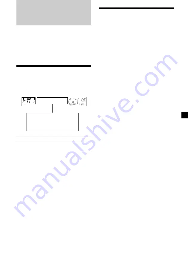 Sony CDX-CA530X Operating Instructions Manual Download Page 29