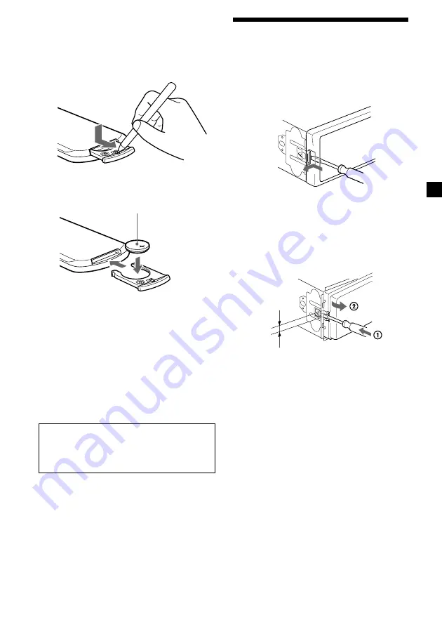 Sony CDX-CA600 Operating Instructions Manual Download Page 23