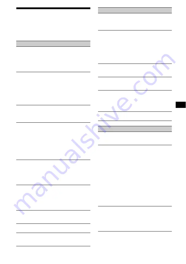 Sony CDX-CA710X Addendum to Operating Instructions Manual Download Page 23