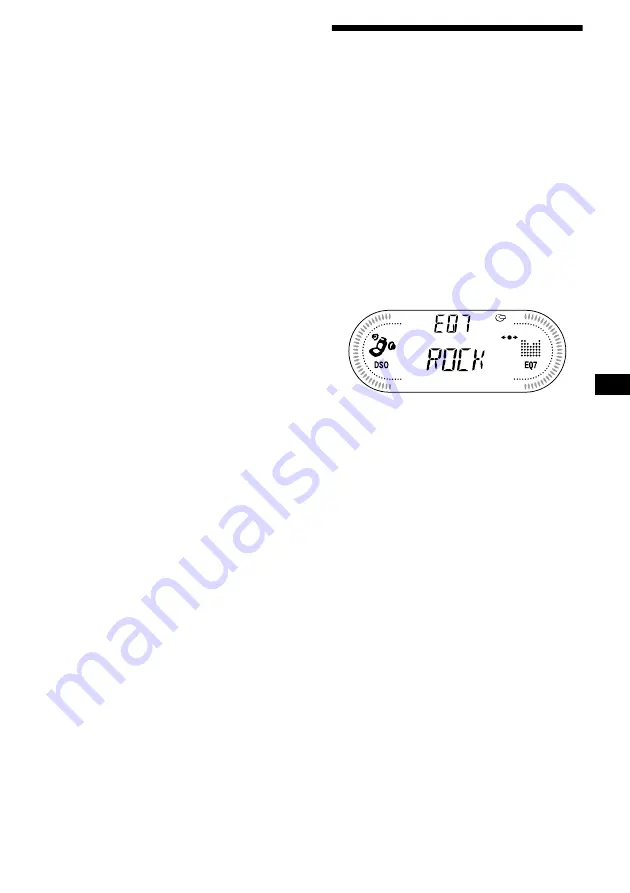 Sony CDX-CA730X Operating Instructions Manual Download Page 45