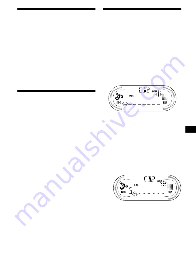 Sony CDX-CA730X Operating Instructions Manual Download Page 63