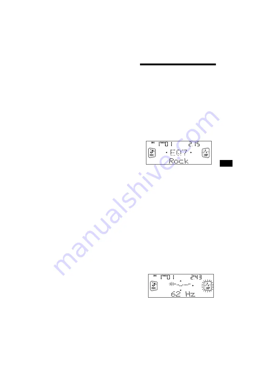 Sony CDX-CA750X Primary User Manual (English, Espanol, Francais) Operating Instructions Manual Download Page 19