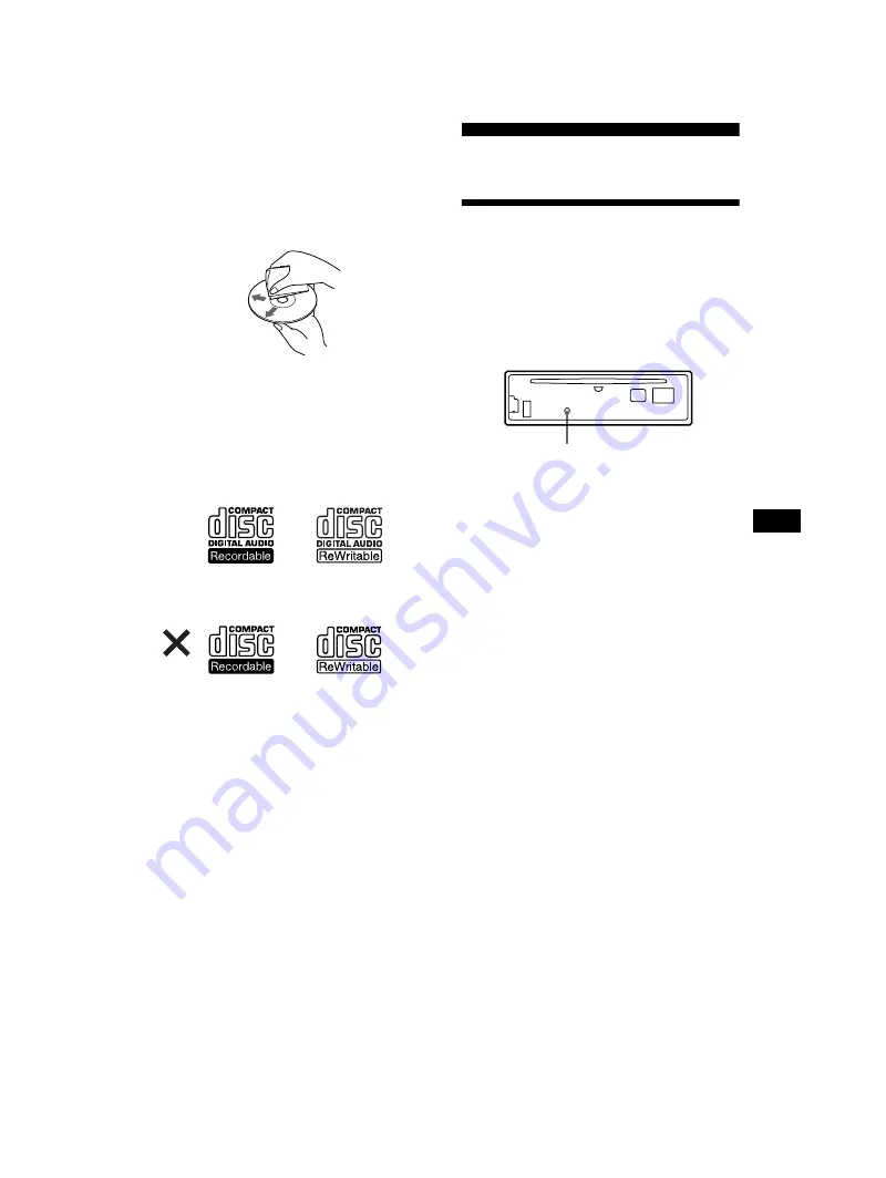 Sony CDX-CA810X - Fm/am Compact Disc Player Operating Instructions Manual Download Page 33