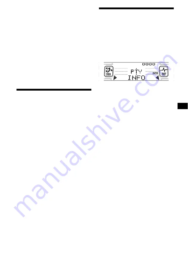 Sony CDX-CA850 Operating Instructions Manual Download Page 23