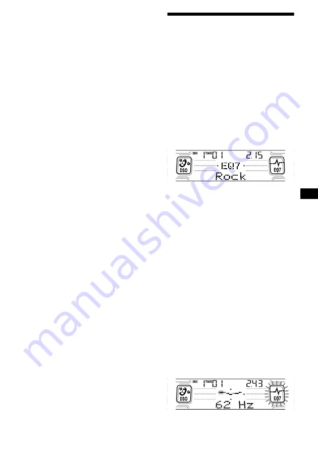 Sony CDX-CA850 Operating Instructions Manual Download Page 59