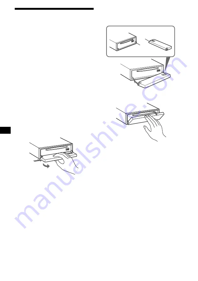 Sony CDX-CA850 Operating Instructions Manual Download Page 74