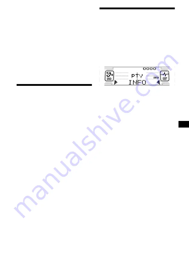 Sony CDX-CA850 Operating Instructions Manual Download Page 89