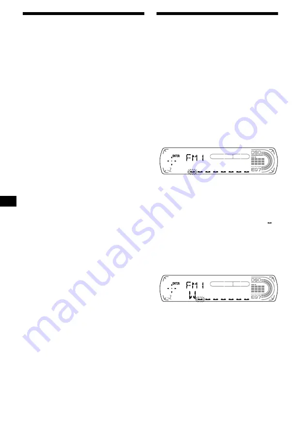 Sony CDX-CA890X Operating Instructions Manual Download Page 70