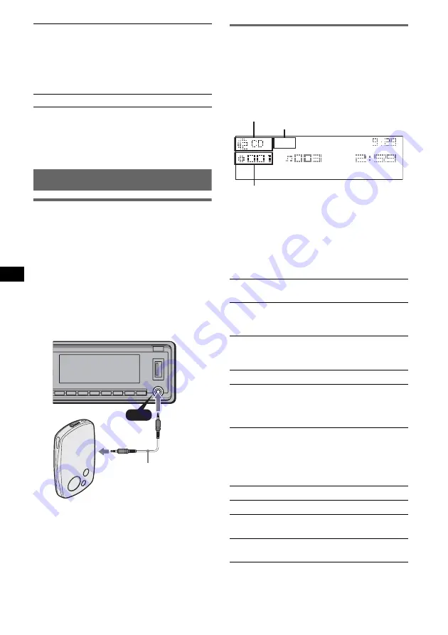 Sony cdx CDX-GT860U Operating Instructions Manual Download Page 36