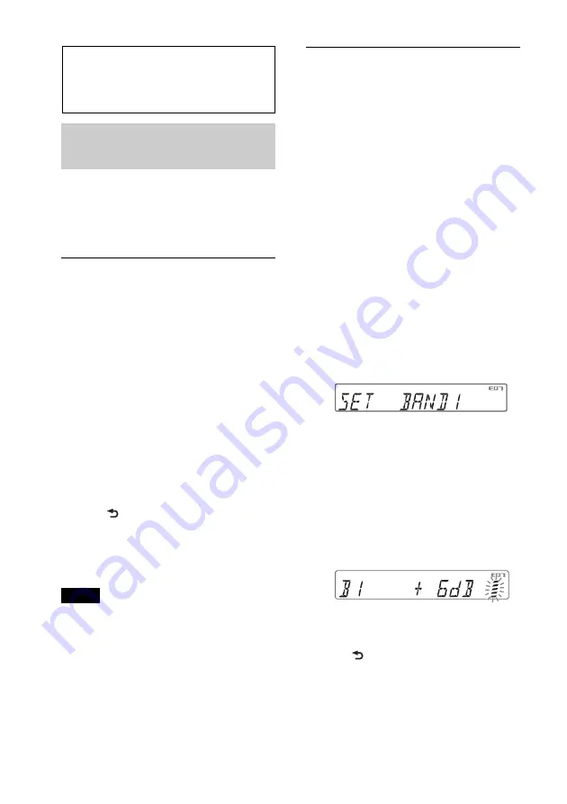 Sony CDX-DAB500A Operating Instructions Manual Download Page 18