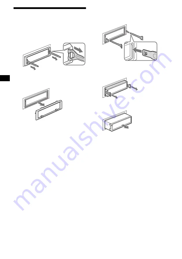 Sony CDX-F5000C Operating Instructions Manual Download Page 24