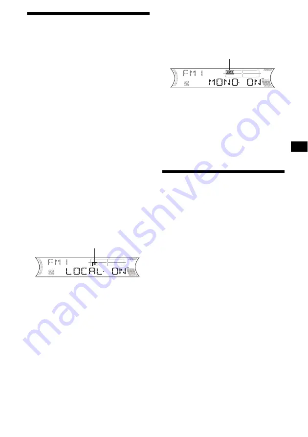 Sony CDX-F5000C Operating Instructions Manual Download Page 43