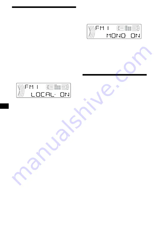 Sony CDX-F5500X Operating Instructions Manual Download Page 72