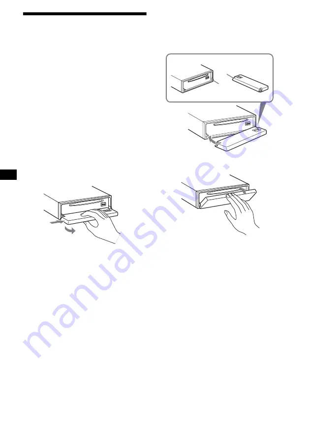 Sony CDX-F5700X Operating Instructions Manual Download Page 10