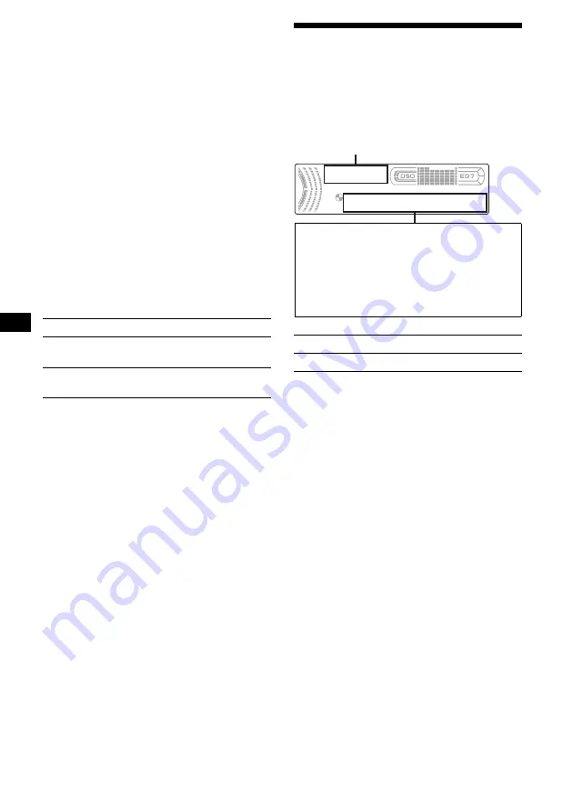 Sony CDX-FW570 - Fm/am Compact Disc Player Operating Instructions Manual Download Page 12