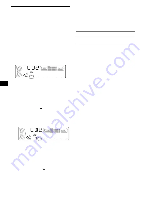 Sony CDX-FW570 - Fm/am Compact Disc Player Operating Instructions Manual Download Page 14