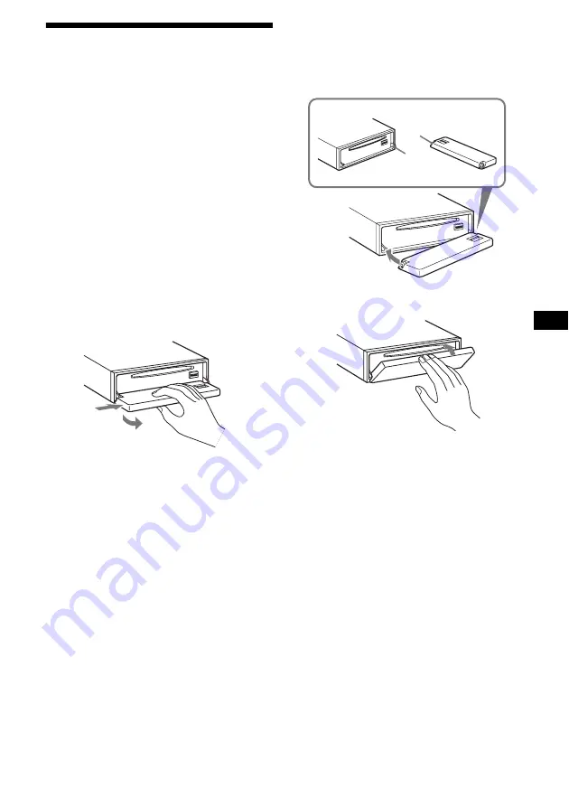 Sony CDX-FW700 - Fm/am Compact Disc Player Operating Instructions Manual Download Page 9