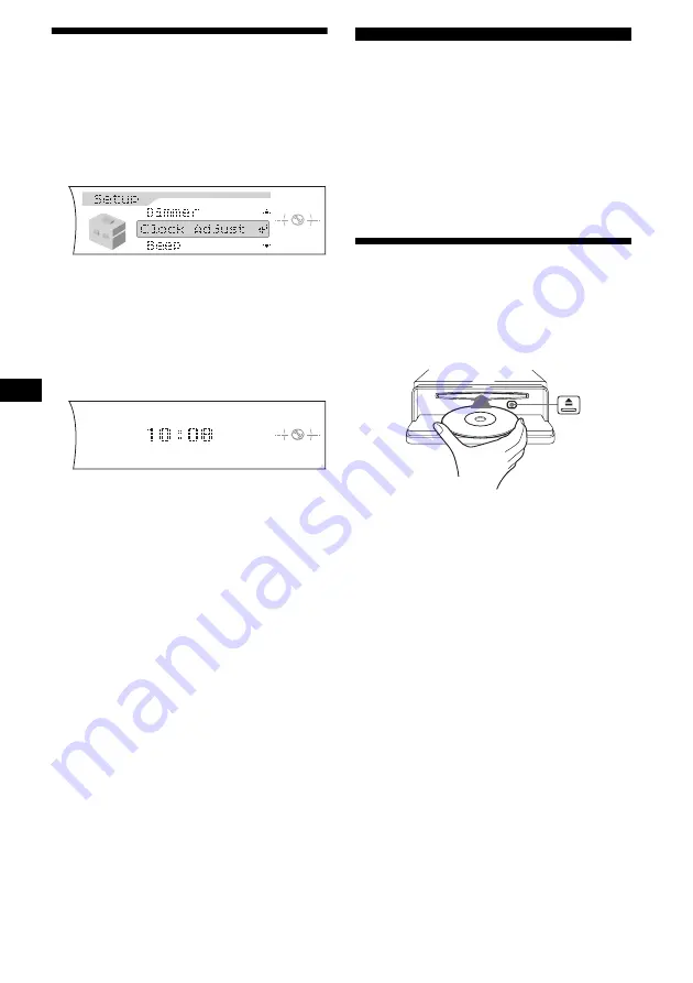 Sony CDX-FW700 - Fm/am Compact Disc Player Operating Instructions Manual Download Page 10