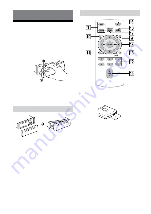 Sony CDX-G3050UV Operating Instructions Manual Download Page 34