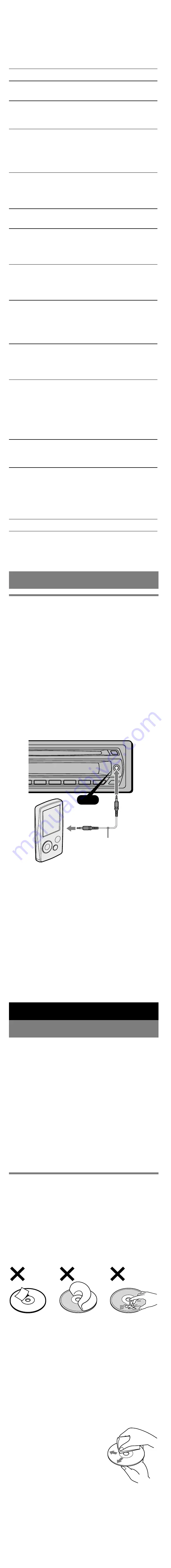 Sony CDX-GT08  (CDXGT08) User Manual Download Page 7