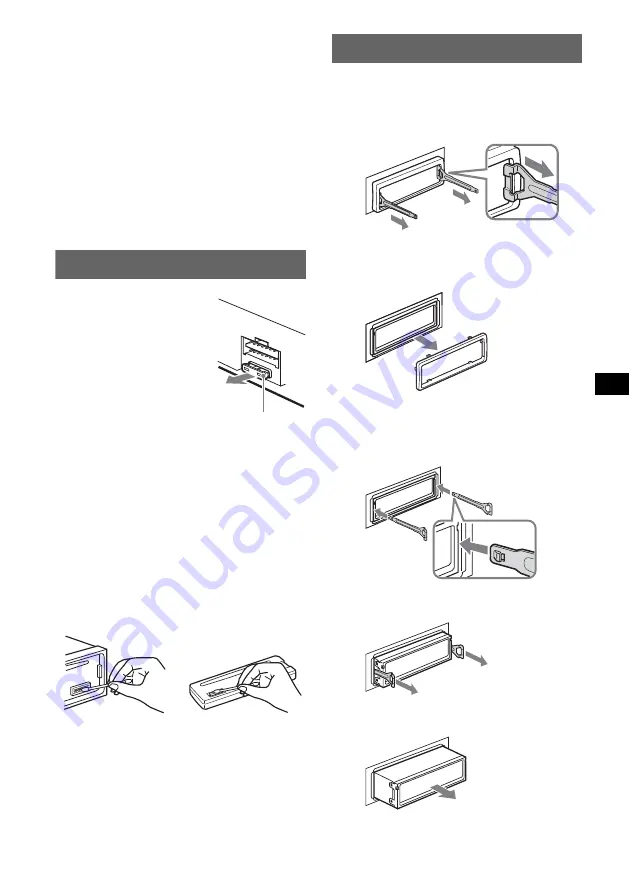 Sony CDX-GT20 Operating Instructions Manual Download Page 27