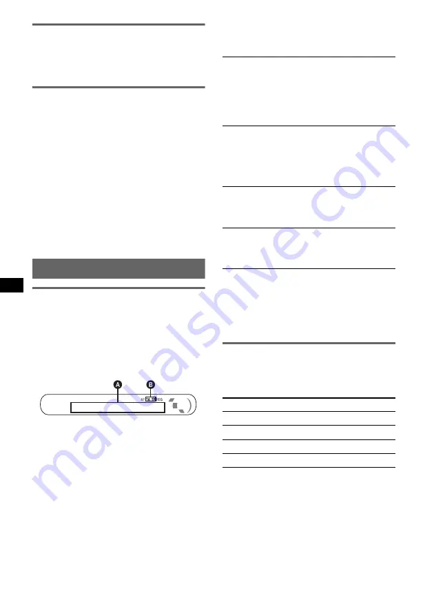 Sony CDX-GT20 Operating Instructions Manual Download Page 38