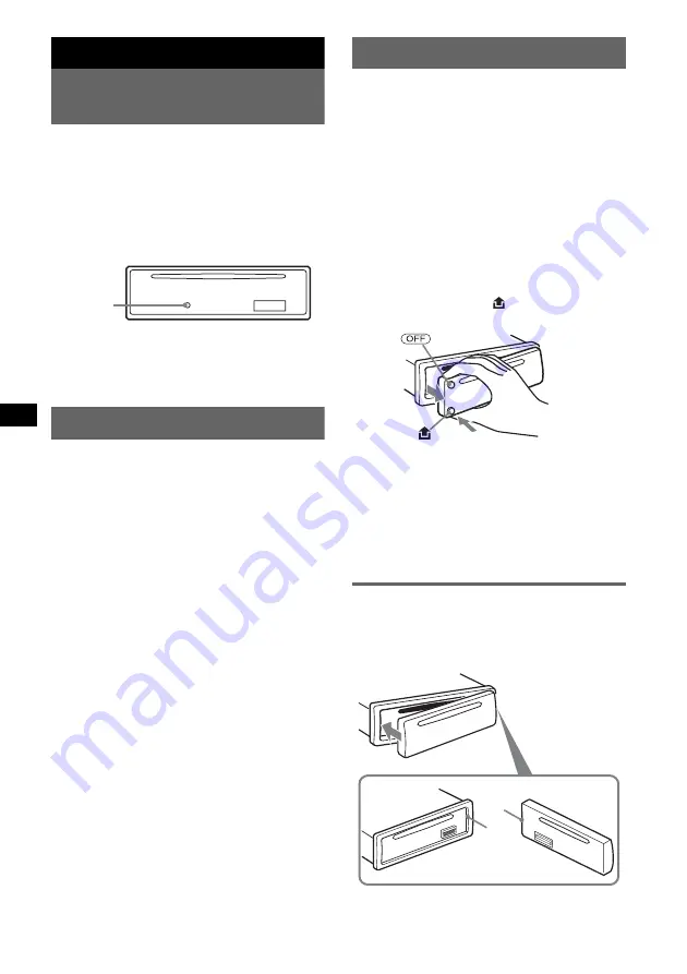 Sony CDX-GT200E Operating Instructions Manual Download Page 18