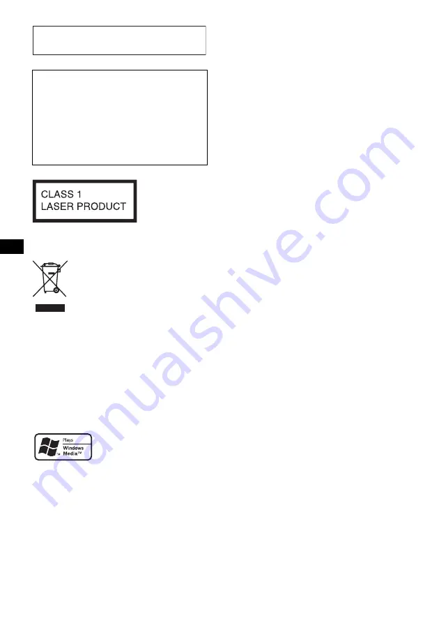 Sony CDX-GT217 Operating Instructions Manual Download Page 2