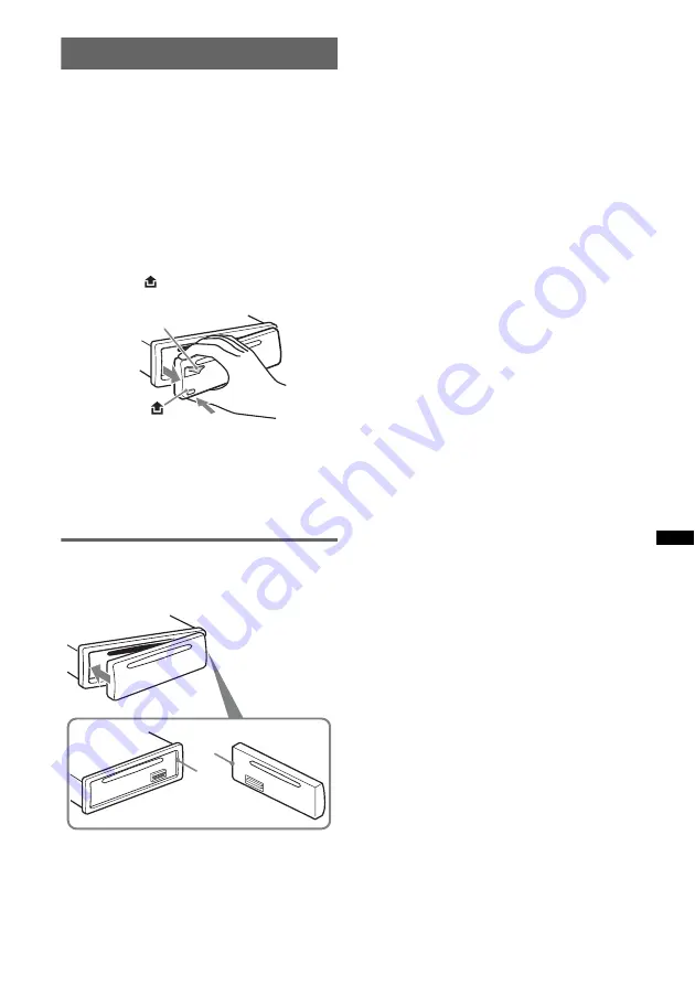 Sony CDX-GT24W - Cd Receiver Mp3/wma Player Operating Instructions Manual Download Page 39