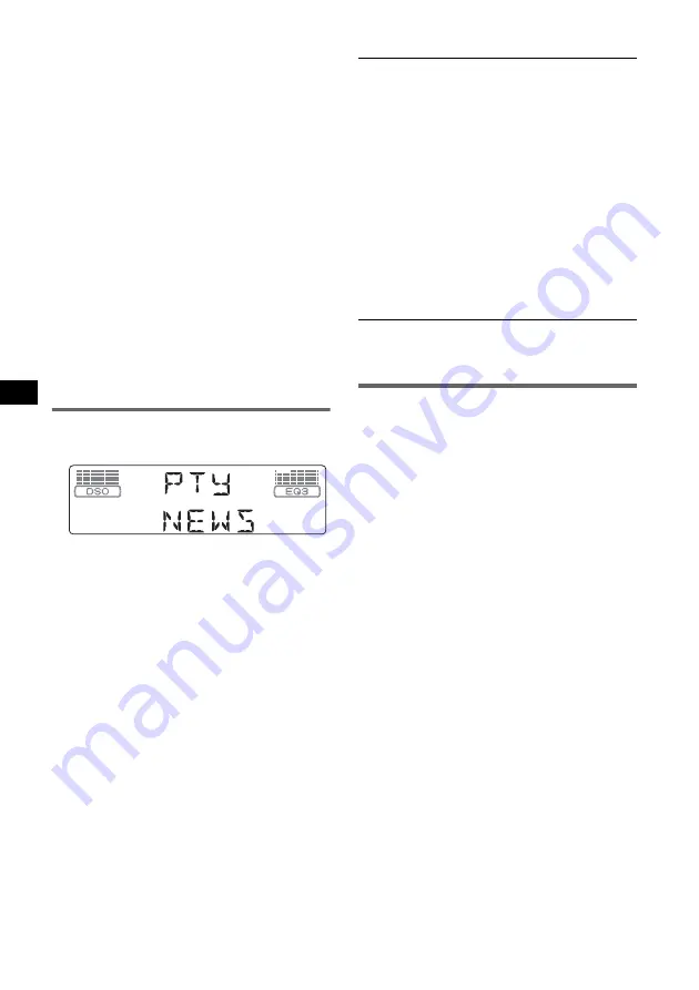 Sony CDX-GT300 Operating Instructions Manual Download Page 10