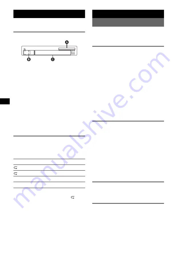 Sony CDX-GT317EE Operating Instructions Manual Download Page 8