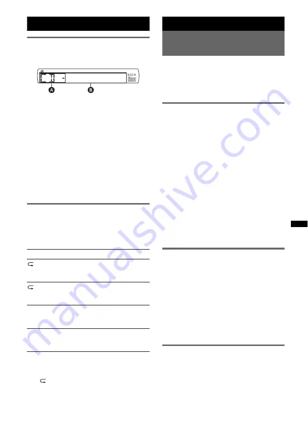 Sony CDX-GT31U Operating Instructions Manual Download Page 29