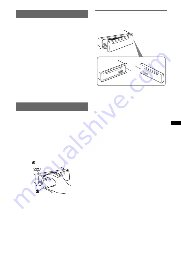 Sony CDX GT330 - Radio / CD Operating Instructions Manual Download Page 5