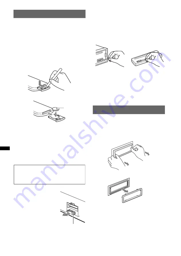 Sony CDX-GT33U Operating Instructions Manual Download Page 82