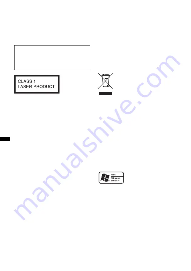 Sony CDX-GT35U - Fm/am Compact Disc Player Operating Instructions Manual Download Page 24