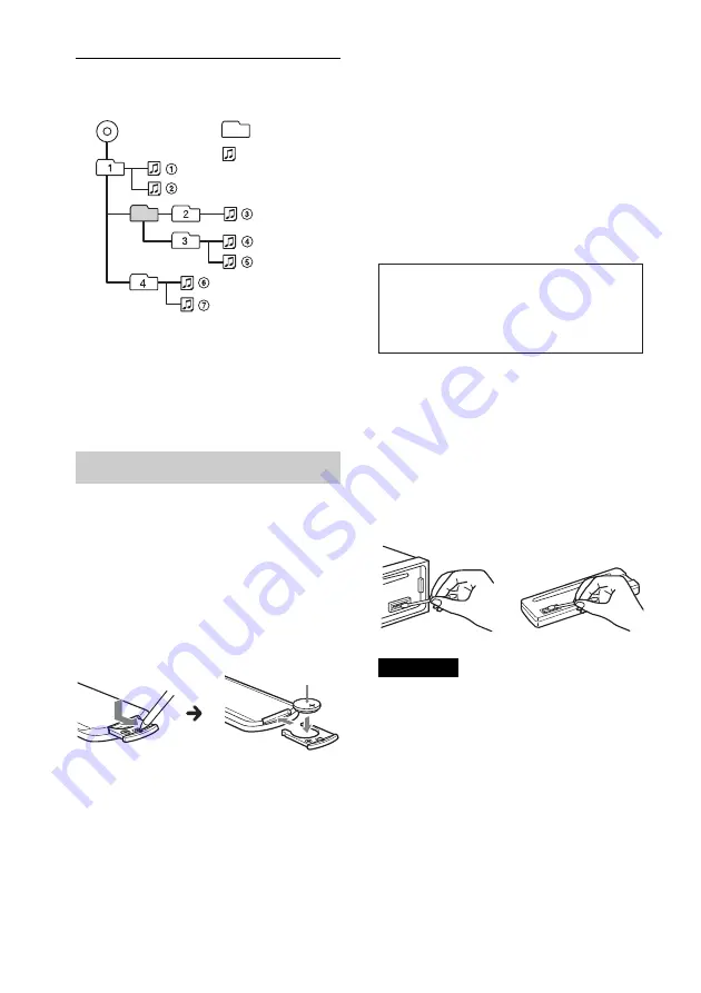 Sony CDX-GT40U Operating Instructions Manual Download Page 74