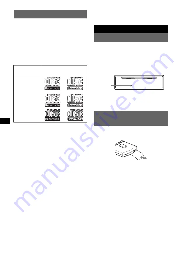 Sony CDX-GT410U - Fm/am Compact Disk Player Operating Instructions Manual Download Page 46