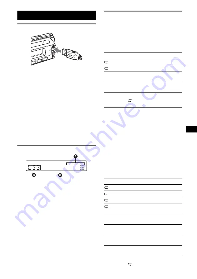 Sony CDX-GT410U - Fm/am Compact Disk Player Operating Instructions Manual Download Page 53