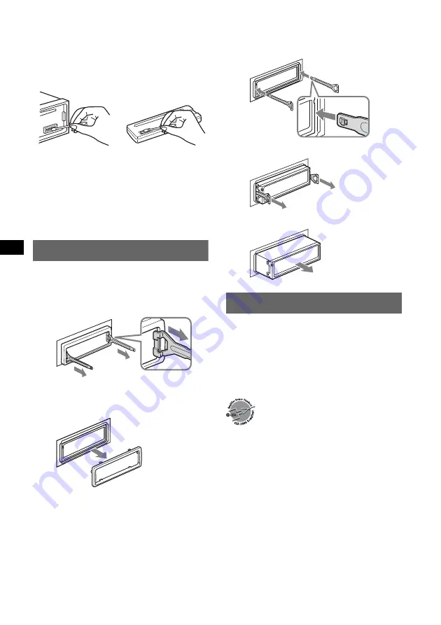 Sony CDX GT420U - Radio / CD Operating Instructions Manual Download Page 16