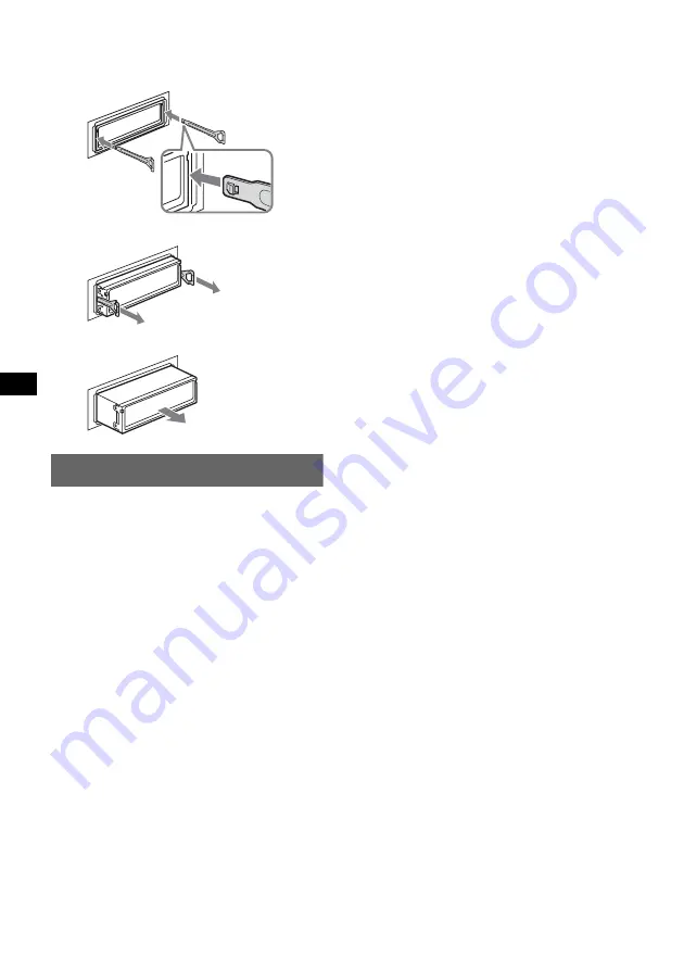 Sony CDX-GT420U Operating Instructions Manual Download Page 18