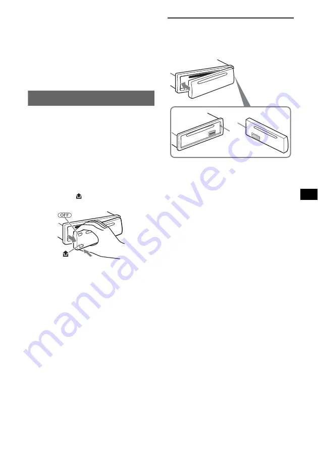 Sony CDX-GT420U Operating Instructions Manual Download Page 25