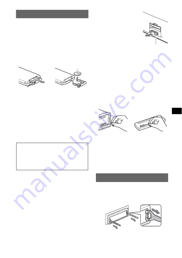 Sony CDX-GT420U Operating Instructions Manual Download Page 39