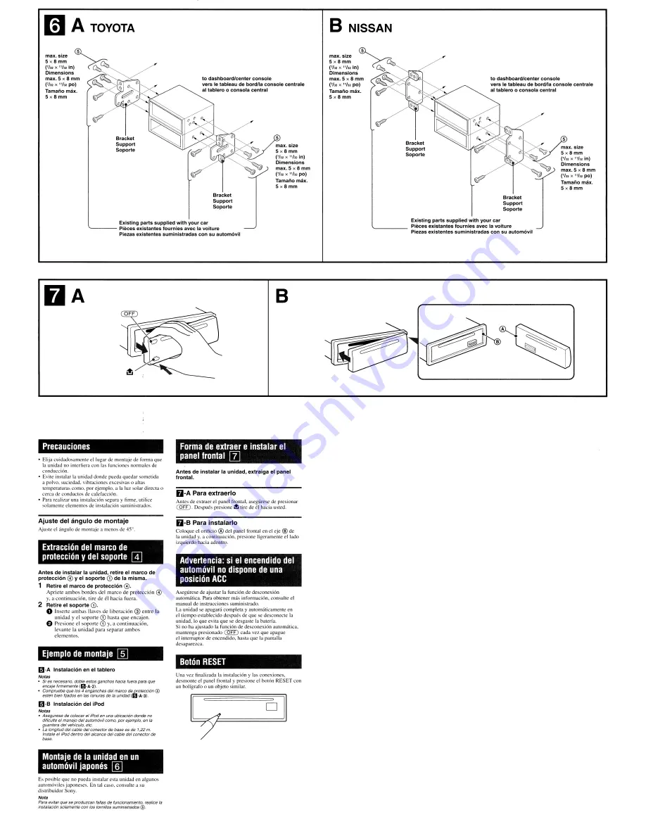 Sony CDX-GT43IPW - Fm/am Compact Disc Player Operating Instructions Manual Download Page 26