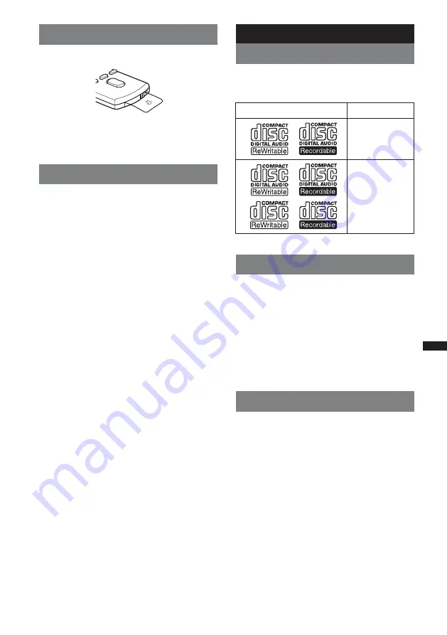 Sony CDX-GT480US Operating Manual Download Page 57