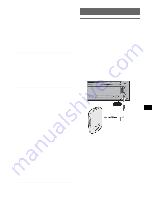 Sony CDX-GT50UI Operating Instructions Manual Download Page 87