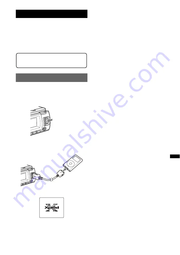 Sony CDX-GT740UI Operating Instructions Manual Download Page 127