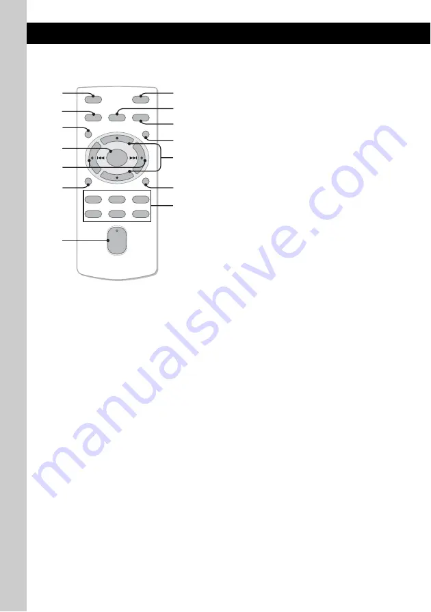 Sony CDX-GT920U Operating Instructions Manual Download Page 8