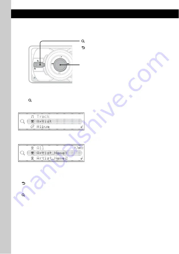 Sony CDX-GT920U Operating Instructions Manual Download Page 10