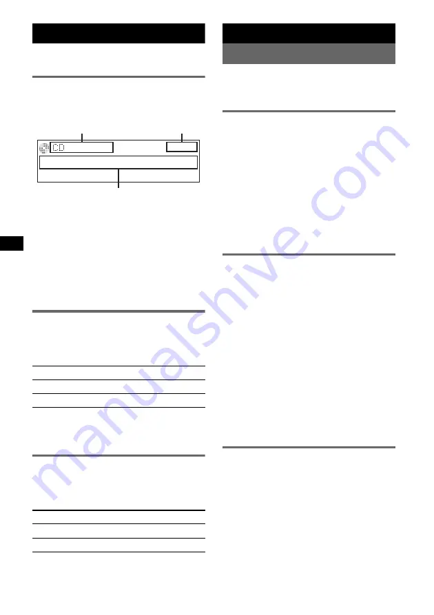 Sony CDX-GT920U Operating Instructions Manual Download Page 12