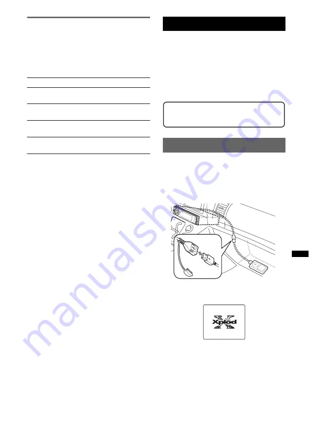 Sony CDX-GT930UI - Fm/am Compact Disc Player Operating Instructions Manual Download Page 113